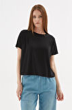 FASHION FRIENDS KADIN DÖKÜMLÜ CROP BLUZ 25Y0512K1