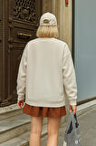 Fashion Friends 25K0099K1 Kadın Taşlı Sweatshirt