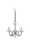 AVONNI AV-1416-BOAT Mavi Boyalı Modern Avize E14 Metal Kumaş 52cm