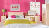 AVONNI AV-1416-BALLERINA Pembe Boyalı Modern Avize E14 Metal Kumaş 52cm