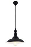 AVONNI AV-4100-M5-BSY Siyah Boyalı Modern Avize E27 Metal 35cm