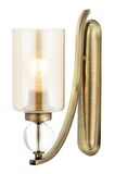 Avonni Ap-1597-1E Cam - Metal Eskitme İç Mekan Duvar Aplik 