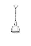 AVONNI AV-4100-A2-BTK-20 Turkuaz Boyalı Modern Avize E27 Metal Ahşap 20cm