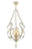 AVONNI AV-65119-TF Krem Ferforje Boyalı Klasik Avize E27 Metal Cam 30cm