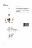 AVONNI AV-4161-4E Eskitme Kaplama Modern Avize E27 Metal Cam 62cm