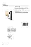 Avonni Ap-4161-1E Cam - Metal Eskitme İç Mekan Duvar Aplik 
