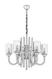 AVONNI AV-4163-6E Eskitme Kaplama Modern Avize E27 Metal Cam 62cm