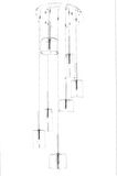 AVONNI AV-60043-7KT Krom Kaplama Modern Avize E14 Metal Cam 45cm