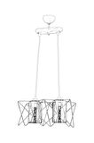 AVONNI AV-65076-2Y-KRM Krem Boyalı Modern Avize E27 Metal Cam 40x20cm