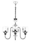 AVONNI AV-4161-3E Eskitme Kaplama Modern Avize E27 Metal Cam 62cm