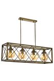 AVONNI AV-60127-4EY Eskitme Kaplama Modern Avize E27 Metal Cam 80x25cm