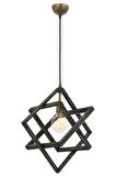 AVONNI AV-60160-1G Eskitme Kaplama Modern Avize E27 Ahşap Metal 30cm