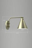 Avonni Ap-62077-01 Metal Eskitme İç Mekan Duvar Aplik 