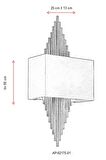 Avonni Ap-62175-01 Metal Modern İç Mekan Duvar Siyah Aplik 