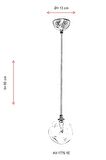 AVONNI AV-60211-1E Eskitme Kaplama Modern Avize G9 Metal Cam 13cm