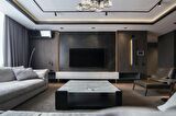 AVONNI AV-60230-8BSY Siyah Boyalı Modern Avize E27 Metal Kristal 80cm
