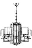 AVONNI AV-60190-5K Krom Kaplama Modern Avize E27 Metal Cam 70cm