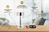 AVONNI ML-64005-K Krom Kaplama Masa Lambası LED Metal Pleksi 11cm