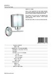 Avonni Ap-65245-1K Cam - Metal Modern İç Mekan Duvar Aplik 