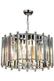 AVONNI AV-65222-K45 Krom Kaplama Modern Avize E14 Metal Kristal 45cm