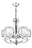 AVONNI AV-65226-5K Krom Kaplama Modern Avize E27 Metal Kristal 55cm
