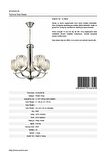 AVONNI AV-65226-5K Krom Kaplama Modern Avize E27 Metal Kristal 55cm