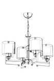 AVONNI AV-65227-4K Krom Kaplama Modern Avize E27 Metal Cam 58cm