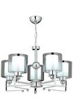 AVONNI AV-65227-5K Krom Kaplama Modern Avize E27 Metal Cam 58cm