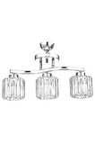 AVONNI AV-65231-3K Krom Kaplama Modern Avize E27 Metal Kristal 55x17cm