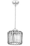 AVONNI AV-65239-1BSY Siyah Boyalı Modern Avize E27 Metal Kristal 19cm