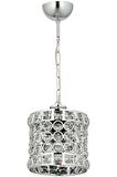 AVONNI AV-65240-1K Krom Kaplama Modern Avize E27 Metal Kristal 17cm