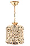 AVONNI AV-65240-1S Sarı Kaplama Modern Avize E27 Metal Kristal 17cm
