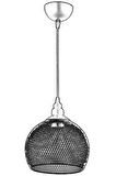 AVONNI AV-65242-1BSY Siyah Boyalı Modern Avize E27 Metal Telli 21cm