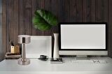 AVONNI ML-64005-N Nikel Kaplama Masa Lambası LED Metal Pleksi 11cm