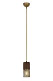 AVONNI AV-60265-1E Eskitme Kaplama Modern Avize E27 Metal Ahşap 9cm