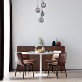 AVONNI AV-60291-4T-BSY Siyah Boyalı Modern Avize E14 Metal Cam 35cm