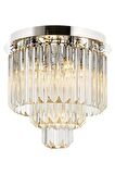 AVONNI AR-60298-K40 Krom Kaplama Klasik Avize E14 Metal Kristal 40cm