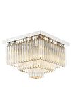 AVONNI AR-60298-K50X50 Krom Kaplama Klasik Avize E14 Metal Kristal 50x50cm