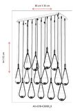 AVONNI AV-60312-K30X85 Krom Kaplama Modern Avize G9 Metal Cam 85x35cm