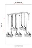 AVONNI AV-60313-S30X85 Sarı Kaplama Modern Avize E27 Metal 85x30cm