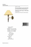 Avonni Hap-9009-1E Ahşap - Metal Eskitme İç Mekan Duvar Kahverengi Aplik 