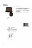 Avonni Hap-9071-1Bs-Led Kumaş - Metal Modern İç Mekan Duvar Siyah Aplik 