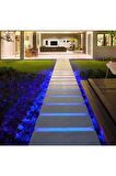 220V Hortum Led Şerit 5050 3 Çip 60 Led Mavi