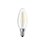 4W Rustik Led Ampul E14 Şeffaf Beyaz