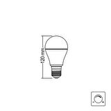 12W Dimli E27 Led Ampul Günışığı 3200K