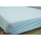 Madamra Fitted 150 x 200 Su Geçirmez Alez Beyaz