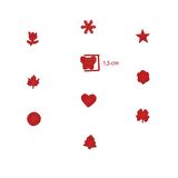 RedApple Şekilli Küçük Boy Delgeç/Şekilgeç 1,5 cm Yıldız
