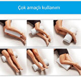 Yarım Ay Hafızalı Visco Çoklu Kullanım Yastık Diz Arası Hamilelik Bel Yastığı