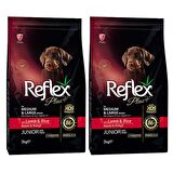Reflex Plus Plus Kuzu Etli-Pirinçli Orta - Büyük Irk Yavru Kuru Köpek Maması 2x3 kg
