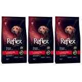 Reflex Plus Plus Kuzu Etli-Pirinçli Orta - Büyük Irk Yetişkin Kuru Köpek Maması 3 kg
